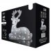 LED vianočný jelenček, 31cm, vonkajšia, studená biela,čas.