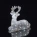 LED vianočný jelenček, 31cm, vonkajšia, studená biela,čas.