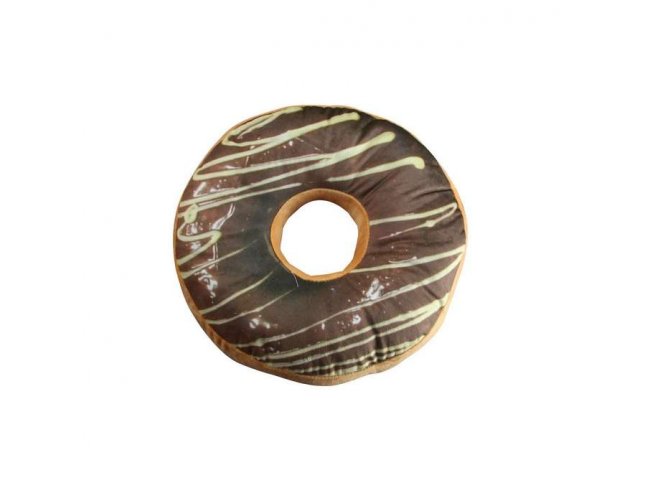 Dekoratívny vankúš – Čokoládový donut