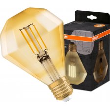 Led žiarovka filament e27 4,5w e27 osram vintage 1906 diamond - teplá biela