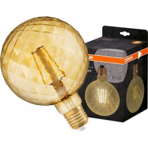 Led žiarovka filament e27 4,5w e27 osram vintage 1906 globe - teplá biela