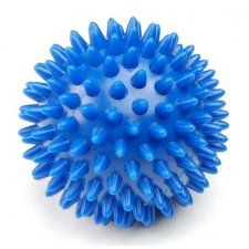 SPRINGOS Masážny ježko 9 cm - modrý