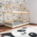 Detská domčeková posteľ drevená 160x80cm
