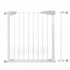 SPRINGOS Bezpečnostná bariérová zábrana pre schody a dvere - biela - 77-92 cm