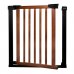 SPRINGOS Bezpečnostná bariérová zabrána pre schody a dvere - čierno-hnedá - 75-103 cm