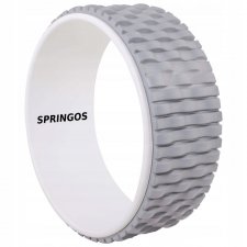 SPRINGOS Joga Pilates koleso bielo-sivé- 33cm