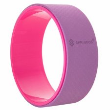 SPRINGOS Joga Pilates koleso ružové-fialové - 33cm