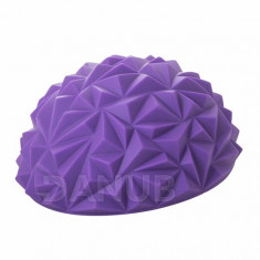 SPRINGOS Masážna balančná lopta s hrotmi - fialová
