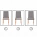 SPRINGOS Návlek na stoličku univerzálny - modrý vzorovaný