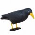 SPRINGOS Odpudzovač plašič vtákov stojaca vrana -11x39x18,5cm čierna so žltým zobákom