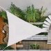 SPRINGOS Tieniaca plachta trojuholník 300x300x300cm - svetlo sivá