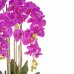SPRINGOS Umelá orchidea v črepníku fialová - 105cm