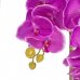 SPRINGOS Umelá orchidea v črepníku fialová - 105cm