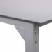 Záhradný stôl 150cm: hliníkový, šedý 
