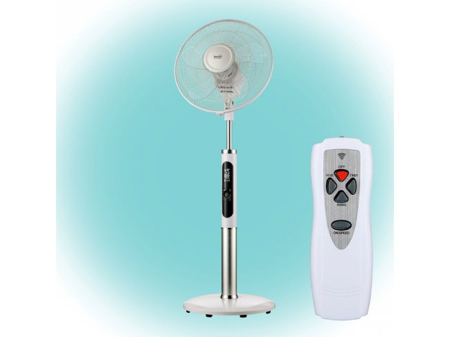 Stojanový ventilátor s 3D osciláciou - biely - 40cm - 60W