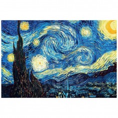 Diamantové maľovanie - výšivka - 30x40 cm - nočná obloha Van Gogh