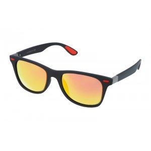 Polarizačné okuliare Grilamid Wayfarer Style - Red / Black - matné