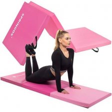 SPRINGOS Gymnastická podložka - 180cm - ružová