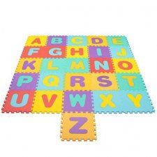 SPRINGOS Penové puzzle abeceda - 170x150 cm - viacfarebná