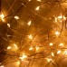 Vianočný LED zväzok svietiacich reťazcov - 6 reťazcov po 25ks LED - 2,4m - Teplá biela