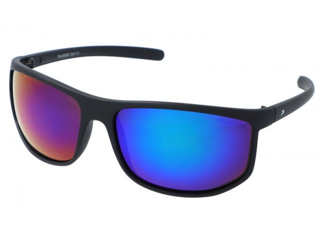 Polarizačné okuliare Modern P style čierne matné BLUE&GREEN