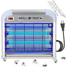 Springos Elektrický lapač hmyzu XL - strieborný