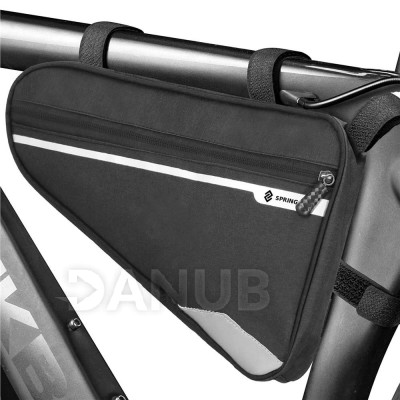 Springos Taška na bicykel na rám bicykla - 3L - čierno-šedá 