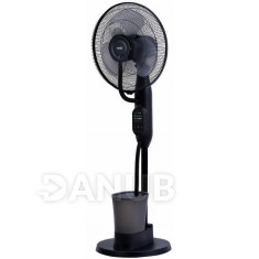 Ventilátor s parou, s diaľkovým ovládačom, s displejom - čierny - 40 cm - 75 W