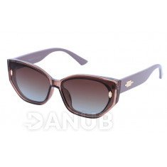 Dámske polarizačné okuliare Cat style - brown/violet