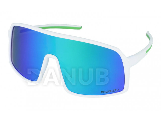 Športové polarizačné okuliare Be Active - White/Green