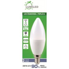 LED ŽIAROVKA E14 7W SMD2835 TEPLÁ BIELA 650 LM