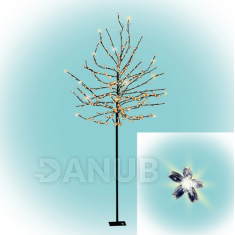 Vianočná LED svetelná ozdoba - kvitnúca čerešňa - 320LED - 2M - Teplá biela