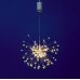 Vianočná LED svetelná ozdoba vonkajšia - na batérie + programy - Fireworks - 120 LED - Teplá biela+Multicolour