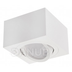 Podhľadové hranaté svietidlo biele AMAT-S 50mm