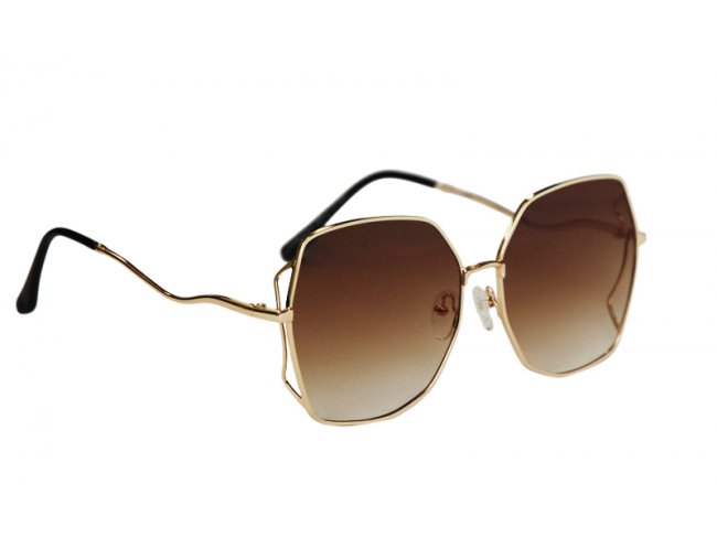 Dámske slnečné okuliare Side Frames Gold BROWN