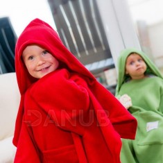 Deka s rukávmi Baby Wrapi – Červená