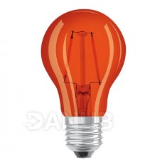 Dekoračná LED žiarovka E27 OSRAM, Červená, 2w