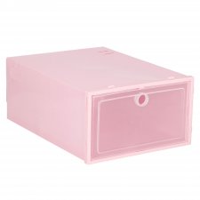 Box na topánky - vyklápací -ružový