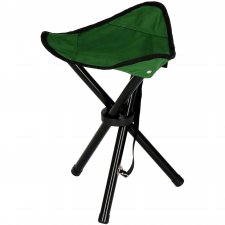 Turistická kempingová stolička skladacia - zelená