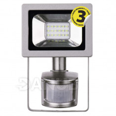 LED reflektor 10W PIR PROFI neutrálna biela