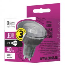 LED žiarovka Classic 4,2W GU10 neutrálna biela