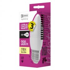 LED žiarovka Classic candle 4W E27 teplá biela