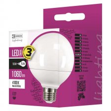 LED žiarovka Classic globe 11,5W E27 neutrálna biela