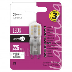 LED žiarovka Classic JC A++ 2,5W G9 neutrálna biela