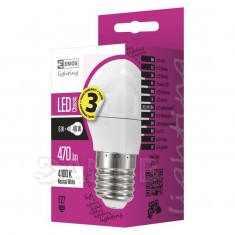 LED žiarovka Classic mini globe 6W E27 neutrálna biela