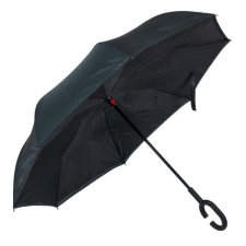 Obrátený dáždnik: čierny
