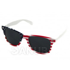 Slnečné okuliare Wayfarer - USA červeno-modro-biele