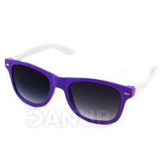 Slnečné okuliare Wayfarer - fialova-biela