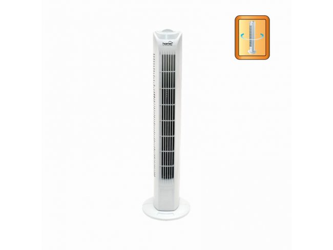 Stĺpový ventilátor - biely - 80 cm - 45W
