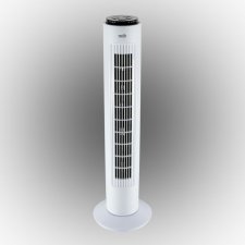 Stĺpový ventilátor s diaľkovým ovládačom - biela - 74 cm - 50 W